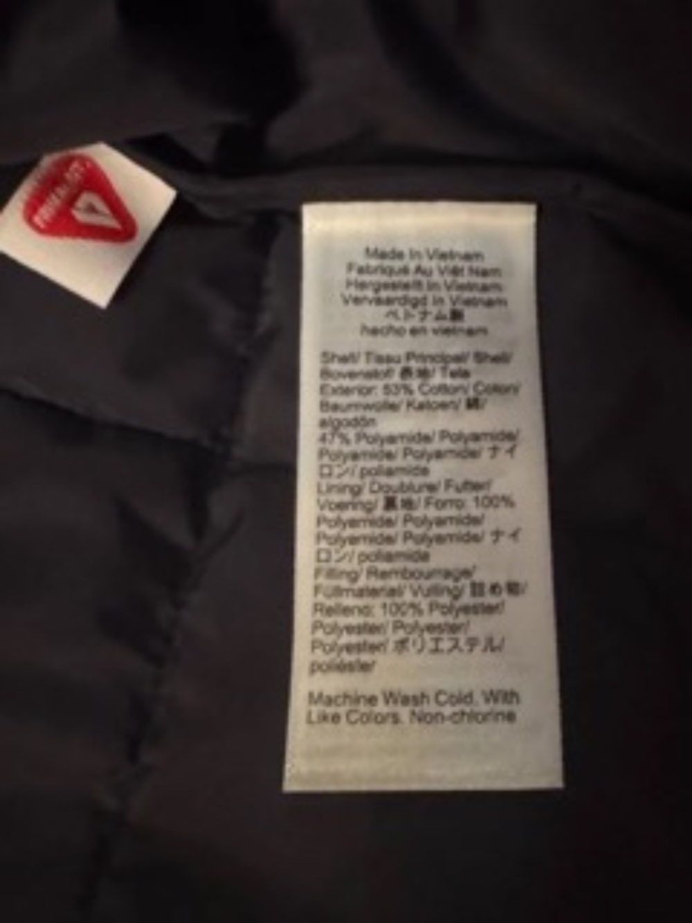 J. Crew Box-quilt insulated jacket with PrimaLoft * Navy Ink * Medium - Picture 7 of 7